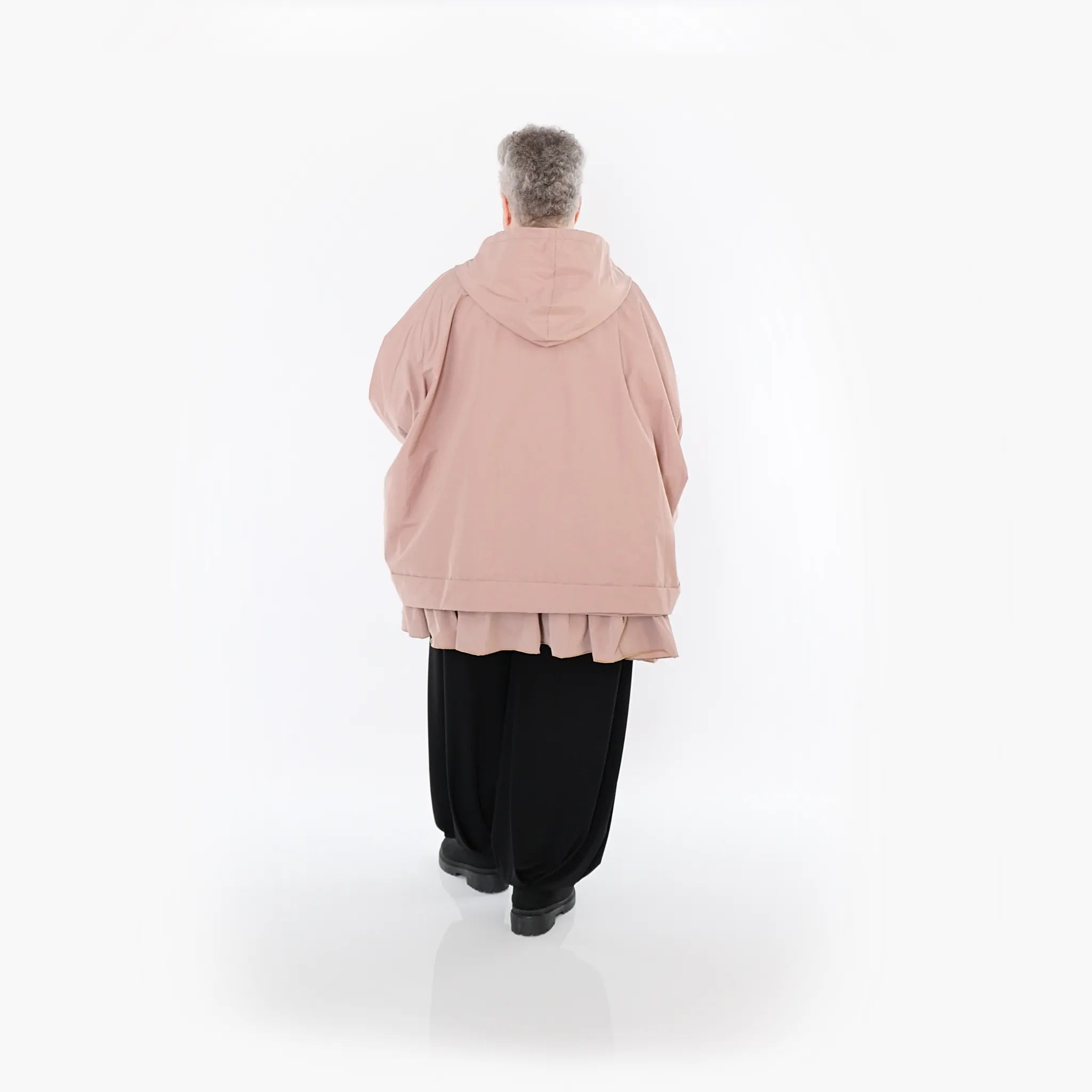  AKH Fashion Jacke in kastiger Form, aus Baumwolle, 1493.07076, Mauve, Ausgefallen, Zeitlos