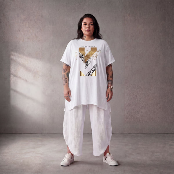 Damen Shirt Lagenlook Baumwolle Mintgrün, A-Linie, Oversize große Größen – Funky Diva