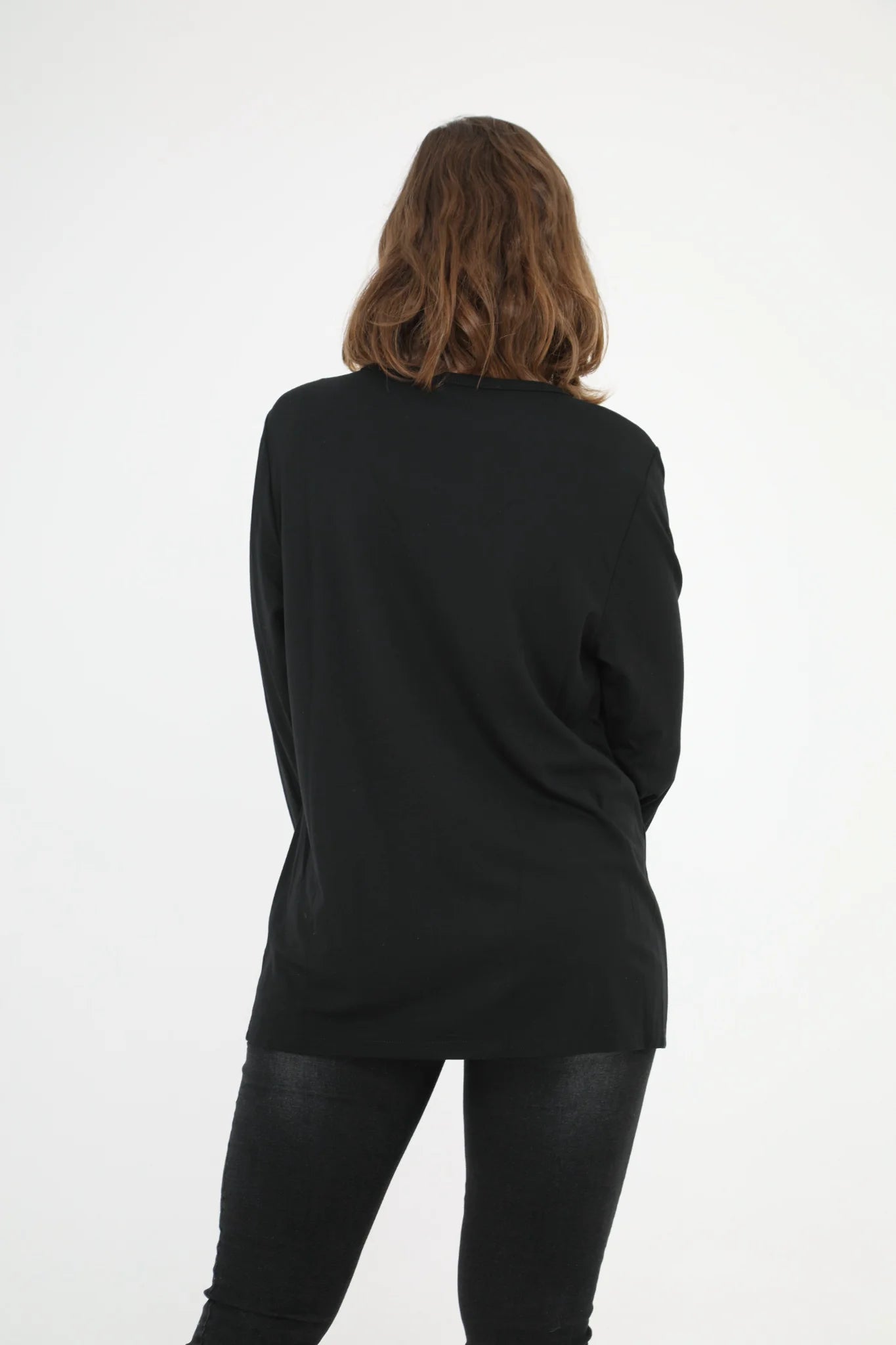  Pomme Rouge Shirt in gerader Form, aus Baumwolle, C6151, Schwarz-Weiß, Buchstaben, Schick