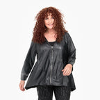  A-Form Jacke von Do Your Best aus Polyester, D734, Schwarz, Schick, Modern, Bequem