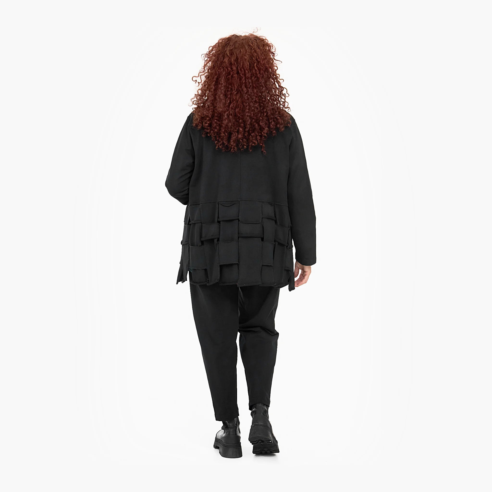  Jacke von Do Your Best aus Viskose, D746, Schwarz, Schick, Modern, Bequem