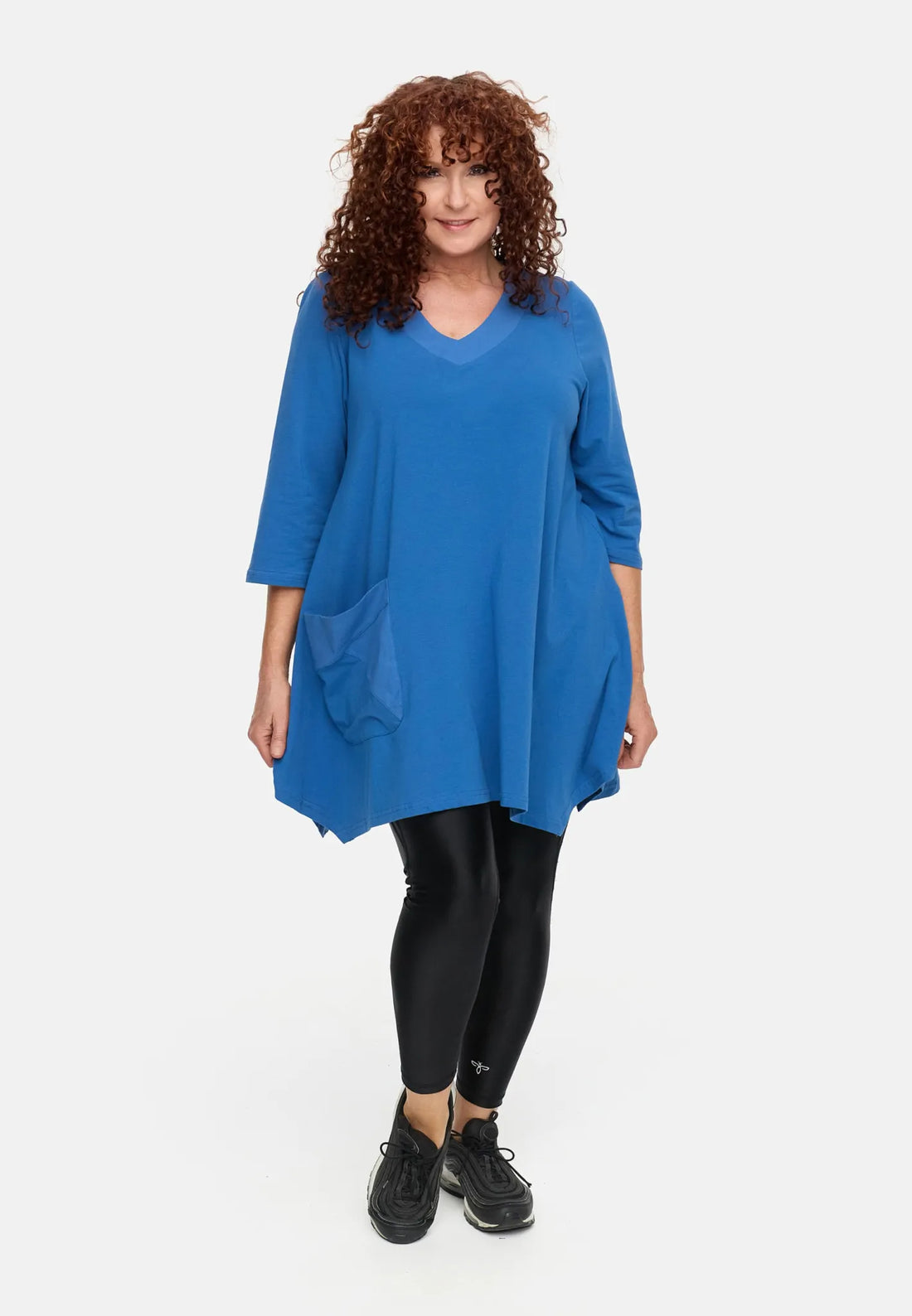  A-Form Shirt von Do Your Best aus Baumwolle, D930, Blau, Ausgefallen, Zeitlos, Schick