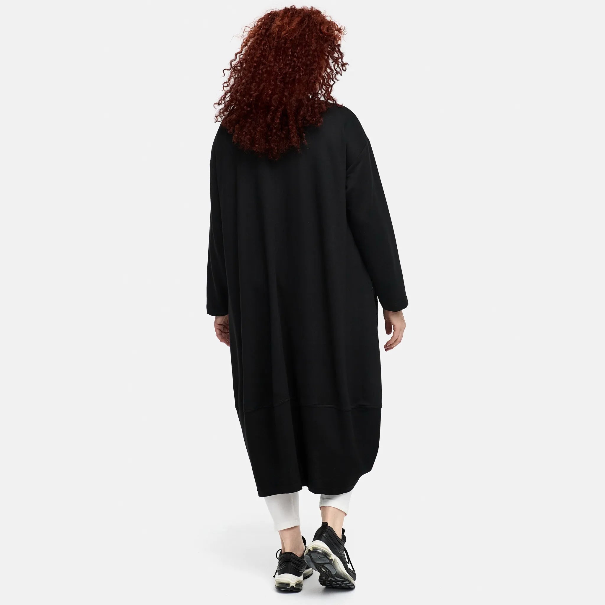  Ballonkleid von Do Your Best aus Viskose, D905, Schwarz, Schick, Modern, Bequem, Schick