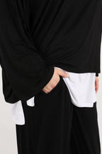 Ballonhose von AKH Fashion aus Viskose, 1233.08067, Schwarz, Ausgefallen, Zeitlos, Schick