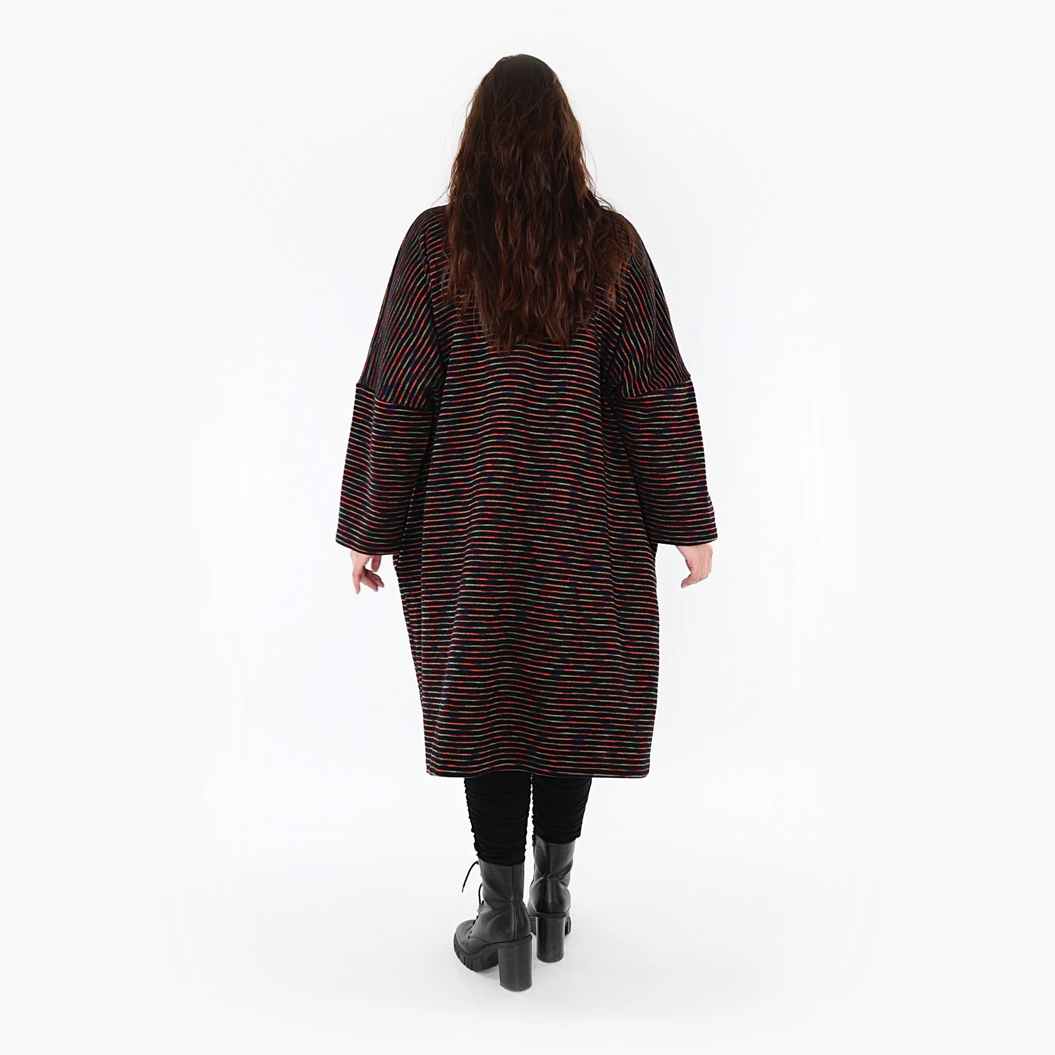  AKH Fashion Jacke in gerader Form, aus Baumwolle, 1367.06828, Schwarz-Grün-Rot, Schick