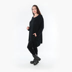 A-Form Shirt von AKH Fashion aus Viskose, ausgefallene, zeitlose Lagenlook Mode