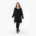 A-Form Shirt von AKH Fashion aus Viskose, ausgefallene, zeitlose Lagenlook Mode