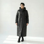 Asymmetrischer Damenmantel Oversize mit Kapuze Softshell Look Rita Fink exklusiv bei Modeare