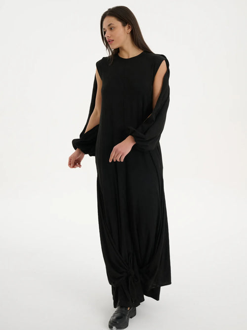  Just Angels Jumpsuit in gerader Form, aus Baumwolle, 1023, Schwarz, Muster, Schick, Schick