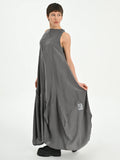  Ballonkleid von Les Mios aus Modal, 7018, Grau, Schick, Modern, Bequem, Schick