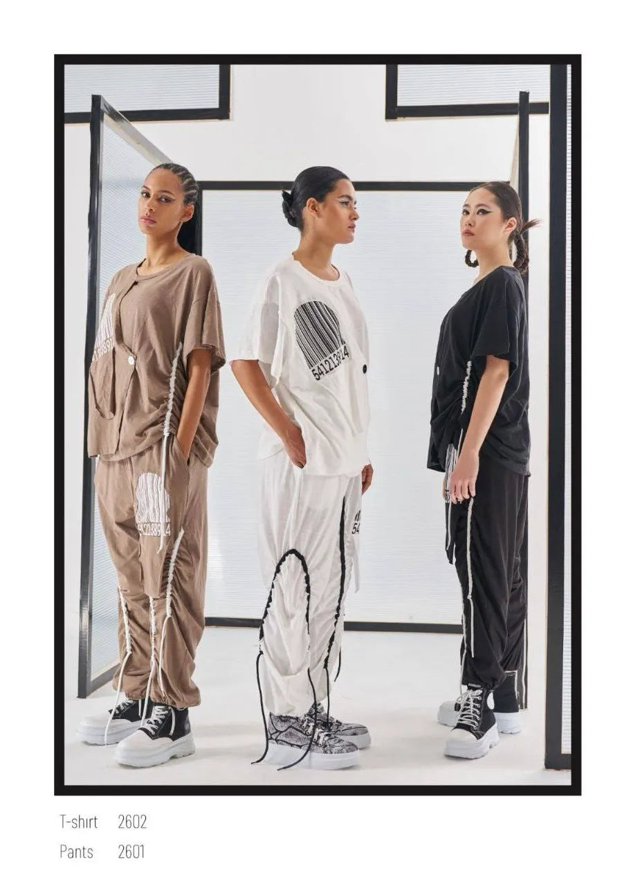  H4 Fashion Hose in gerader Form, aus Baumwolle, 2601, Schwarz, Ausgefallen, Zeitlos