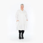  A-Form Bluse von AKH Fashion aus Baumwolle, 1223.07505, Weiß, Schick, Modern, Bequem