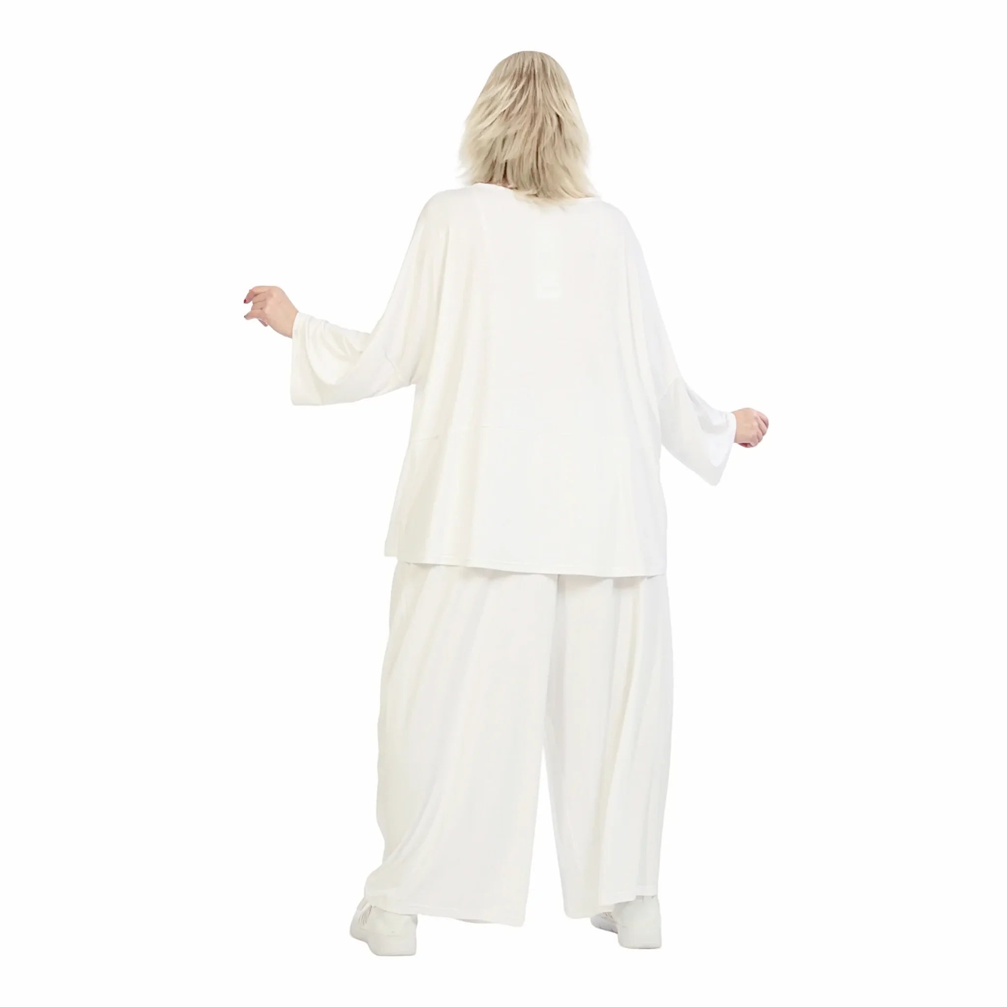 Shirt von AKH Fashion aus Viskose in kastiger Form, ausgefallene Lagenlook Mode