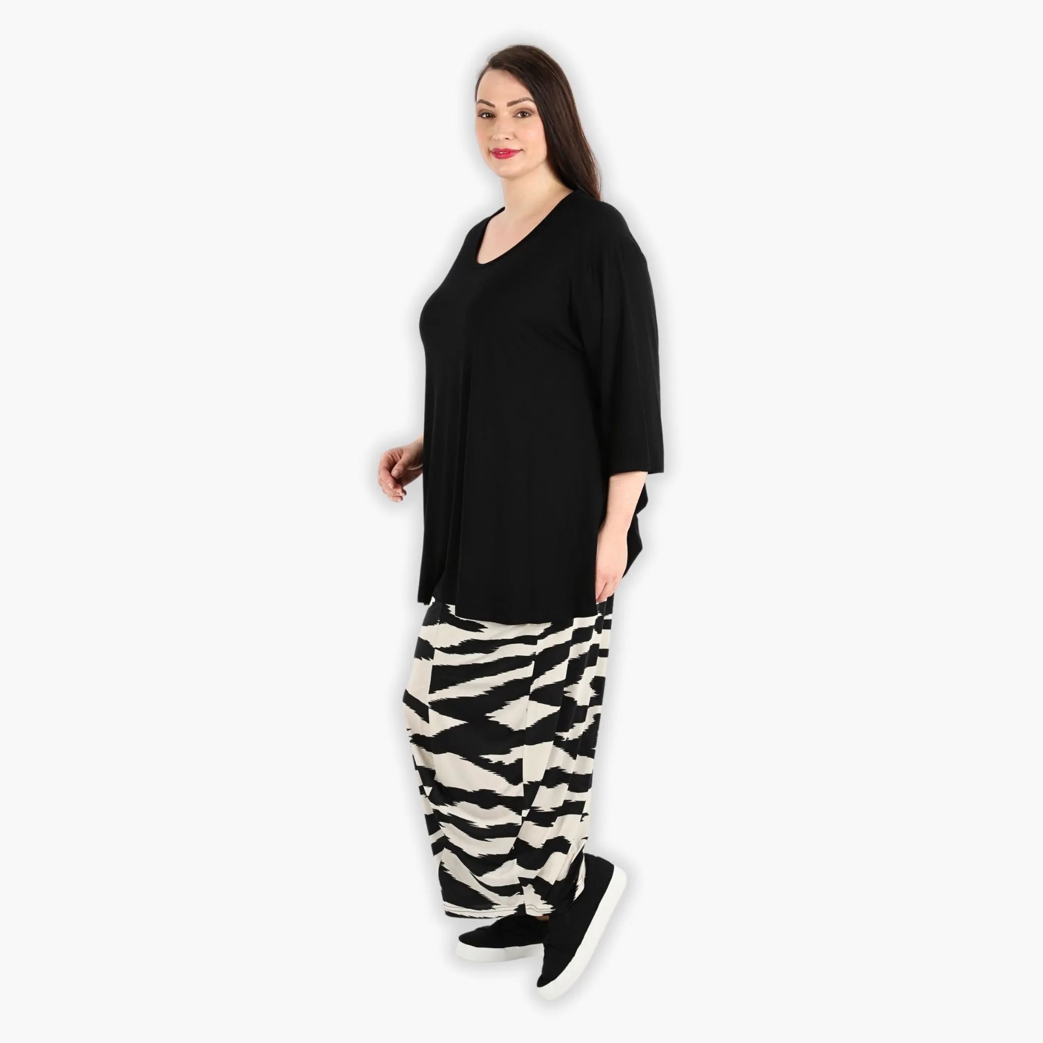 Ballonhose von AKH Fashion aus Viskose, ausgefallene, zeitlose Lagenlook Mode