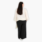 Hose von AKH Fashion aus Materialmix in gerader Form, ausgefallene Lagenlook Mode