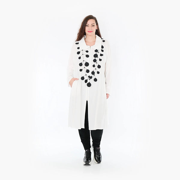  A-Form Bluse von AKH Fashion aus Viskose, 1380.06606, Weiß, Schick, Modern, Bequem