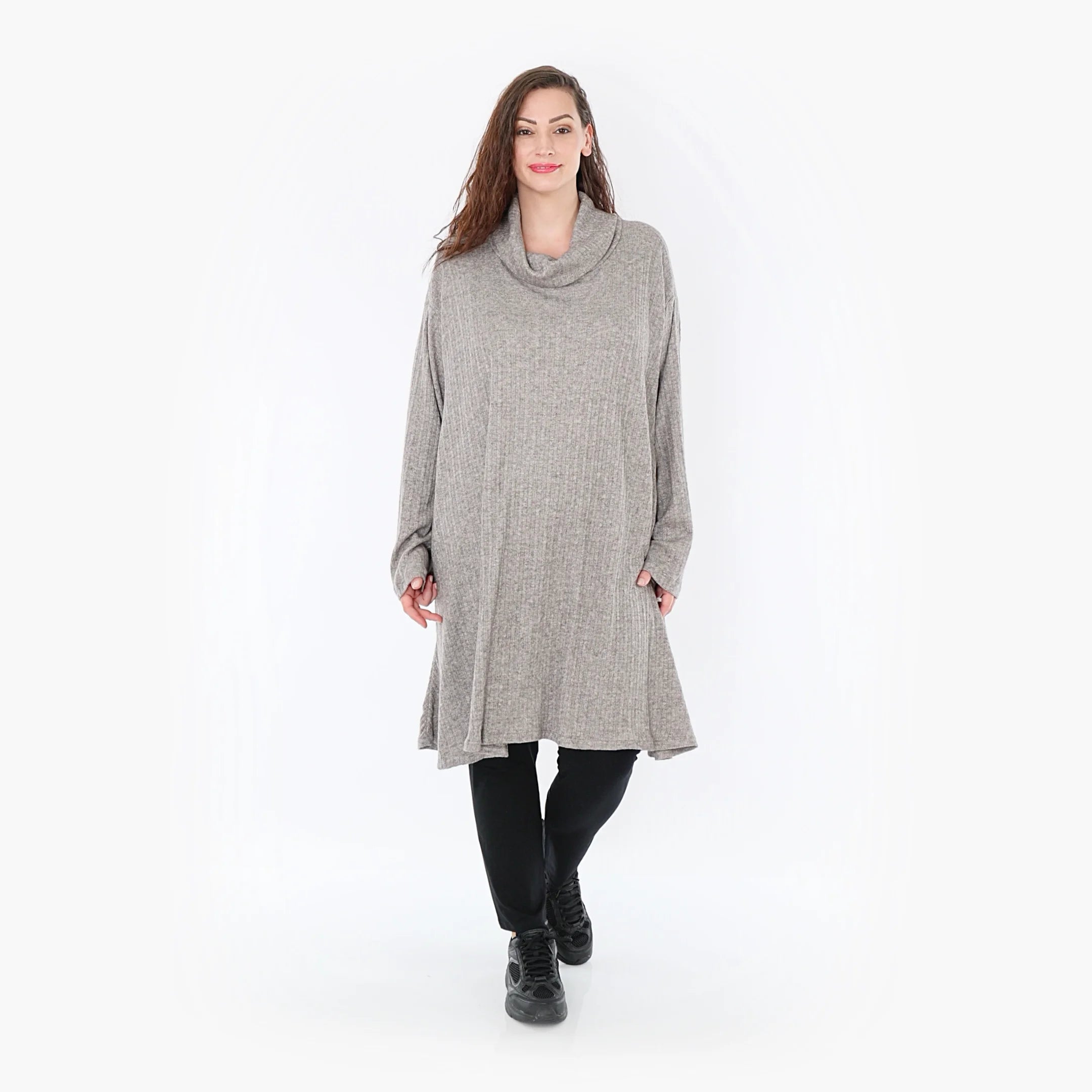 A-Form Shirt von AKH Fashion aus Polyurethan, ausgefallene, zeitlose Lagenlook Mode