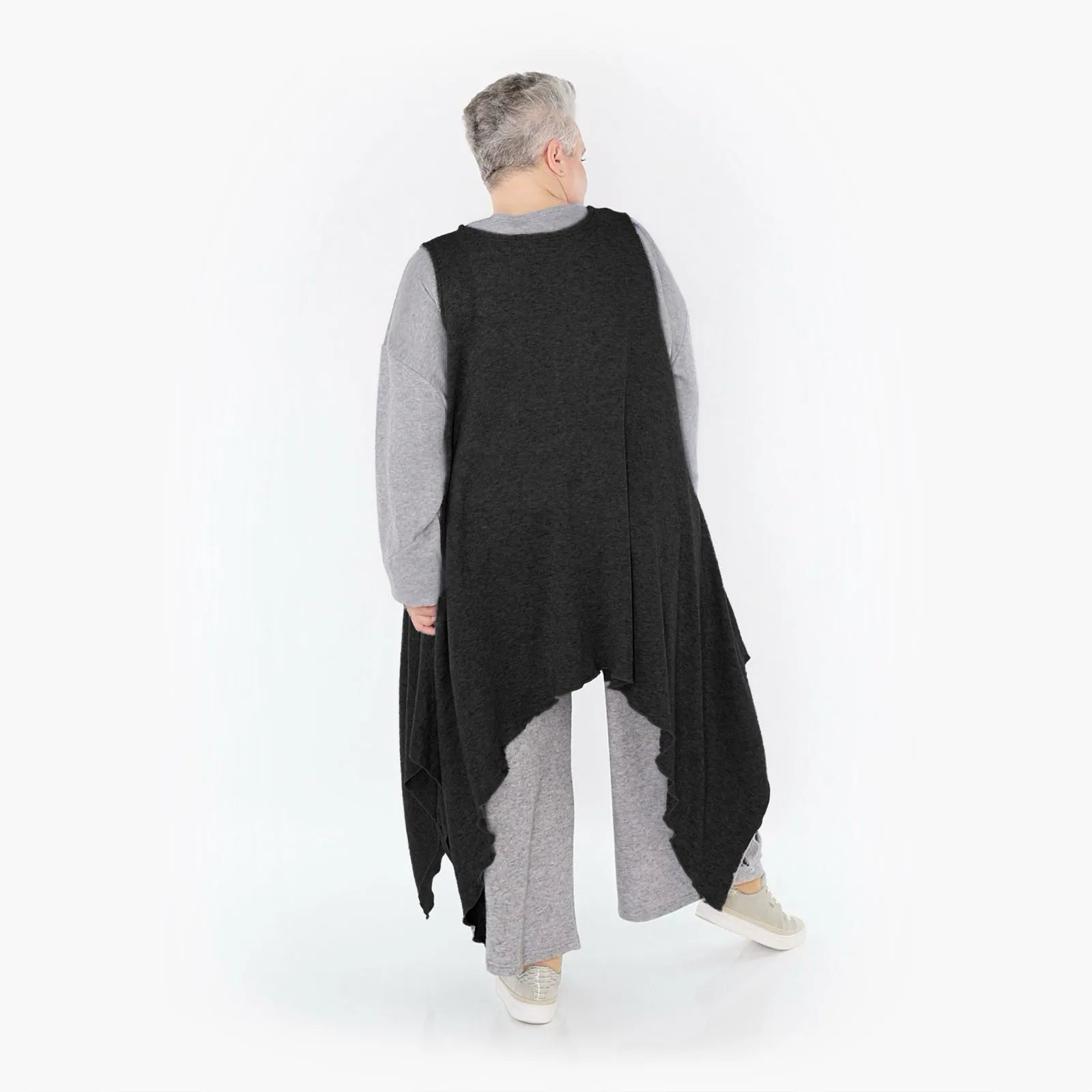  A-Form Tunika von AKH Fashion aus Viskose, 1429.03067, Schwarz, Schick, Modern, Bequem