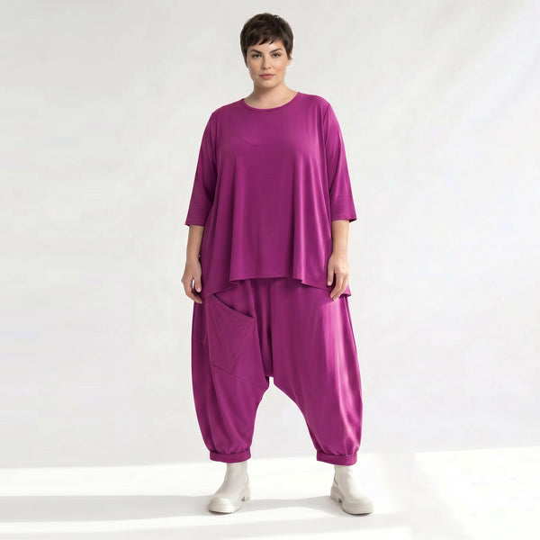 Haremshose von AKH Fashion aus Materialmix, ausgefallene, zeitlose Lagenlook Mode