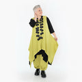 Zipfel Kleid von AKH Fashion aus Materialmix, 1532.03067, Lime, Wellen, Ausgefallen