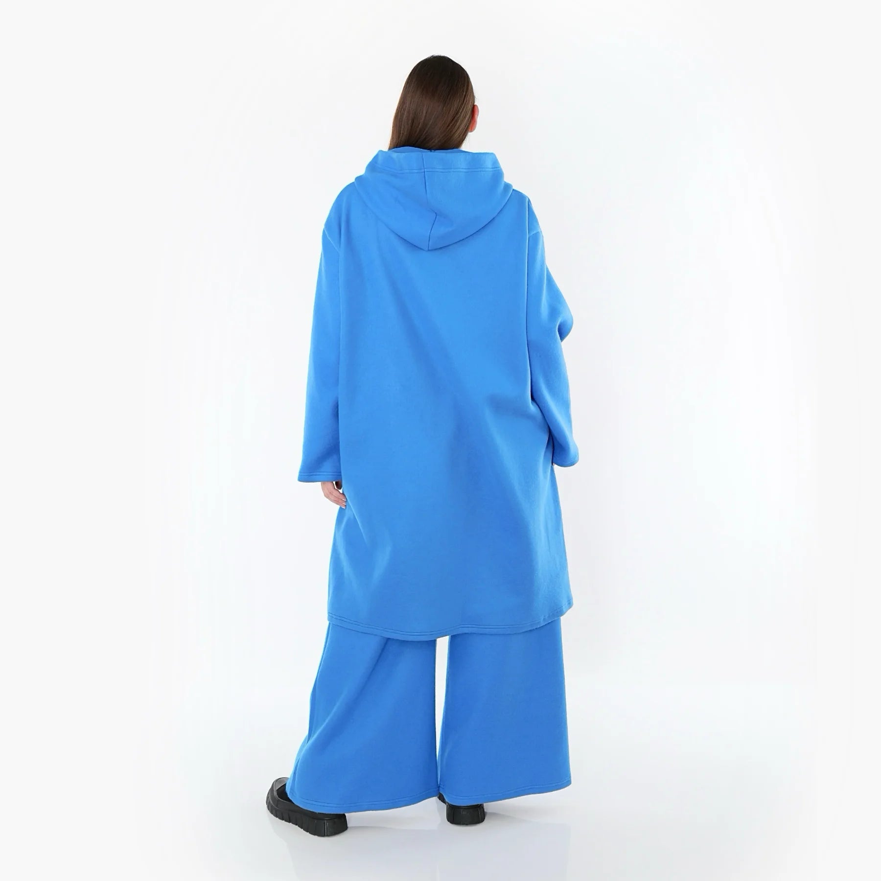  A-Form Kleid von AKH Fashion aus Baumwolle, 1547.06989, Blau, Ausgefallen, Zeitlos, Schick