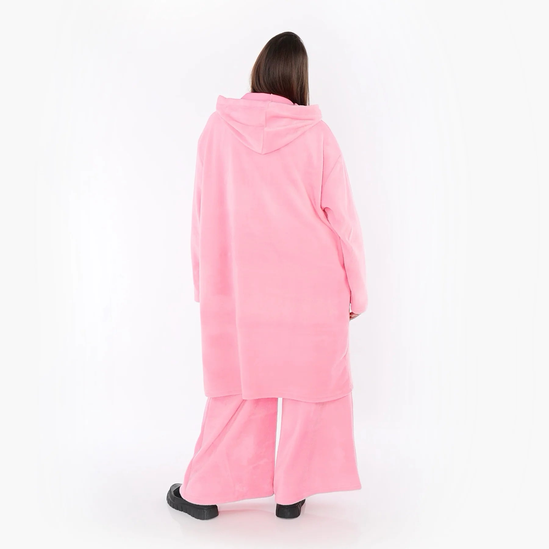  A-Form Kleid von AKH Fashion aus Baumwolle, 1547.06989, Pink, Ausgefallen, Zeitlos, Schick