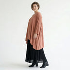 A-Form Bigshirt von AKH Fashion aus Viskose, 1576.05593, Mauve, Ausgefallen, Zeitlos, Schick