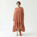 A-Form Kleid von AKH Fashion aus Viskose, 1576.07023, Mauve, Ausgefallen, Zeitlos, Schick