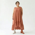 A-Form Kleid von AKH Fashion aus Viskose, 1576.07023, Mauve, Ausgefallen, Zeitlos, Schick