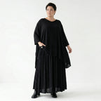 A-Form Rock von AKH Fashion aus Viskose, 1576.07186, Schwarz, Ausgefallen, Zeitlos, Schick