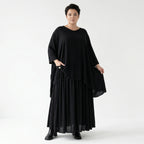 A-Form Rock von AKH Fashion aus Viskose, 1576.07186, Schwarz, Ausgefallen, Zeitlos, Schick