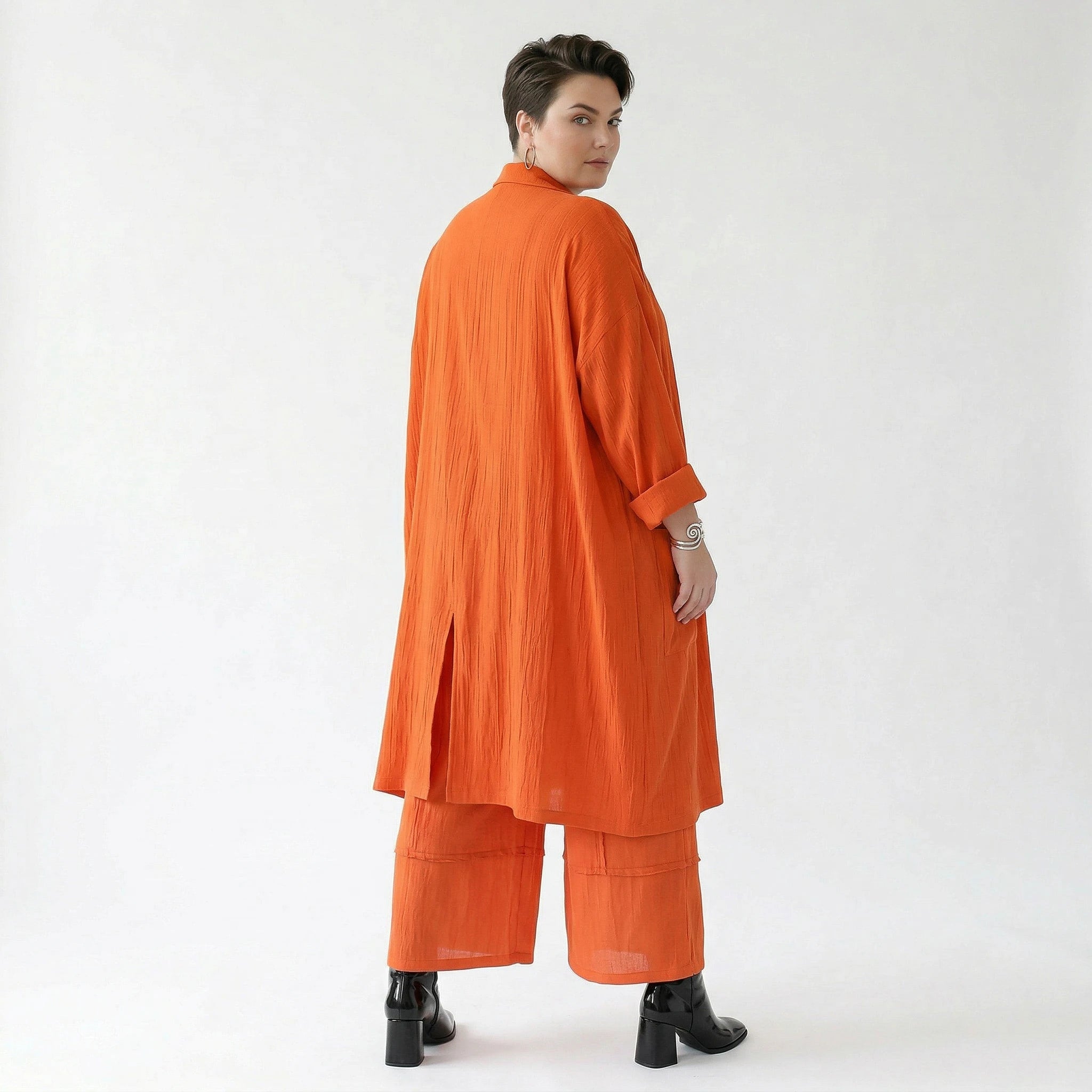 Ballonhose von AKH Fashion aus Viskose, 1576.07189, Orange, Ausgefallen, Zeitlos, Schick