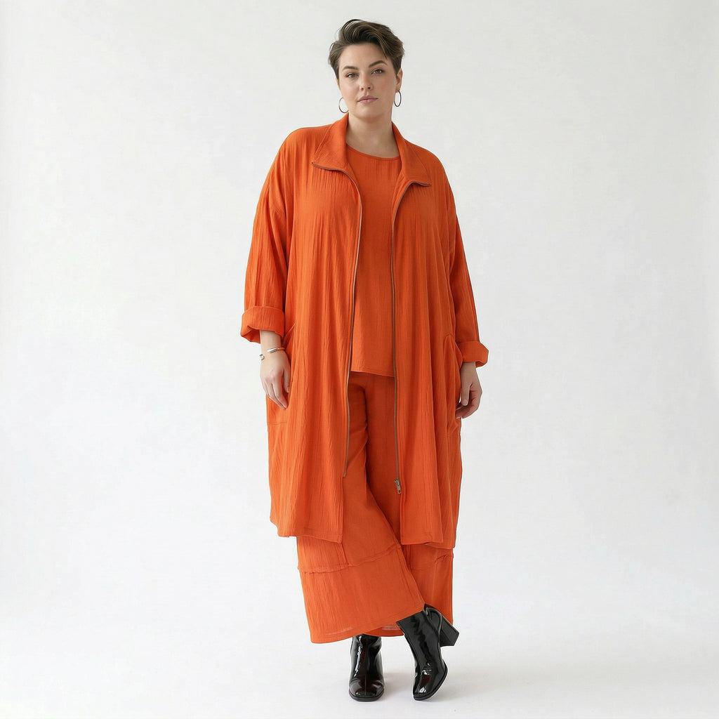 Ballonhose von AKH Fashion aus Viskose, 1576.07189, Orange, Ausgefallen, Zeitlos, Schick