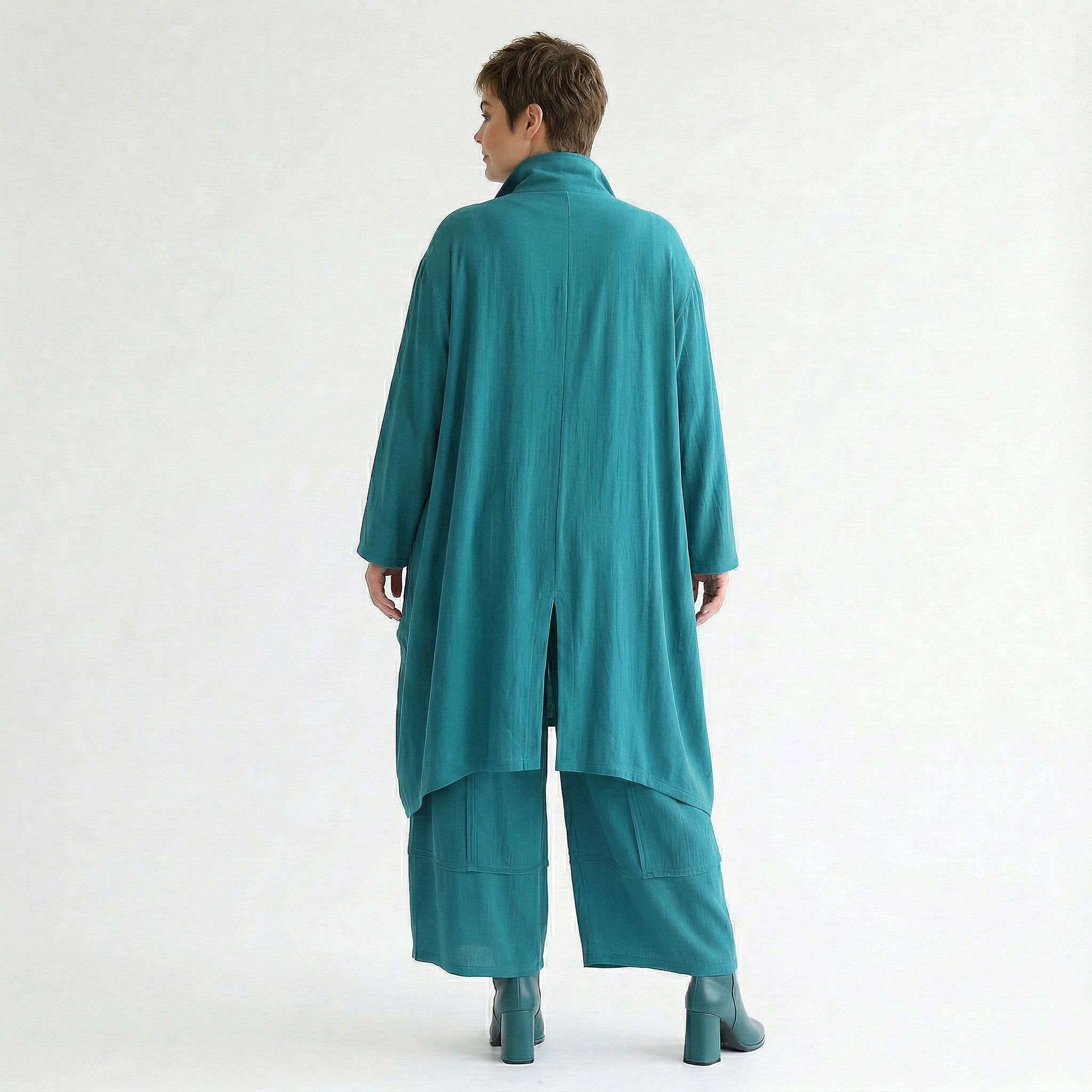 Ballonhose von AKH Fashion aus Viskose, 1576.07189, Petrol, Ausgefallen, Zeitlos, Schick