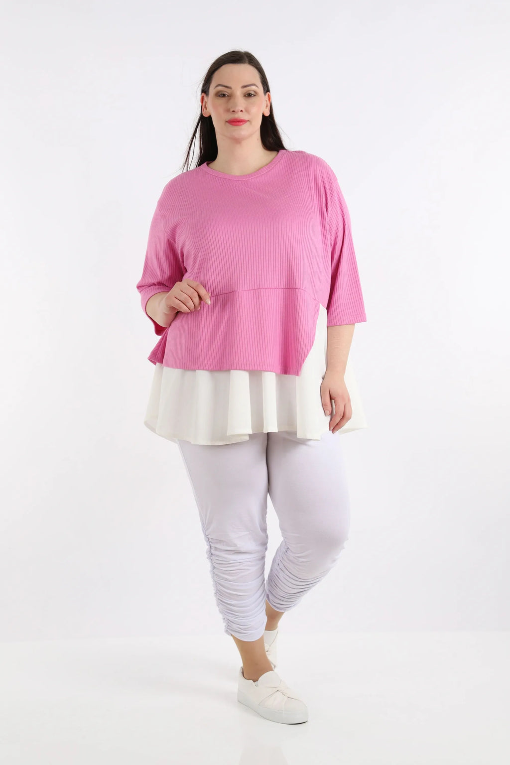 A-Form Shirt von AKH Fashion aus Viskose, ausgefallene, zeitlose Lagenlook Mode