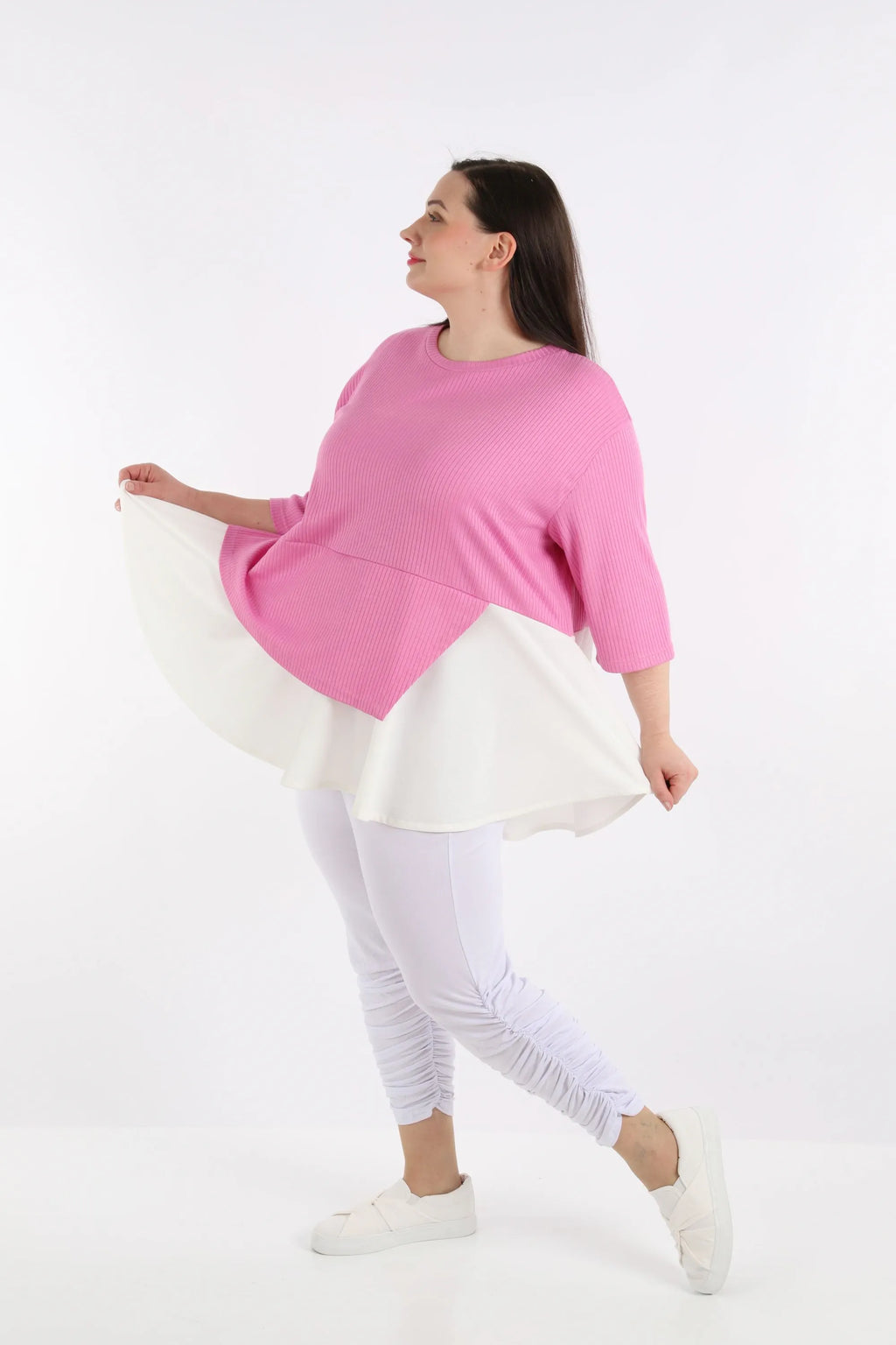 A-Form Shirt von AKH Fashion aus Viskose, ausgefallene, zeitlose Lagenlook Mode