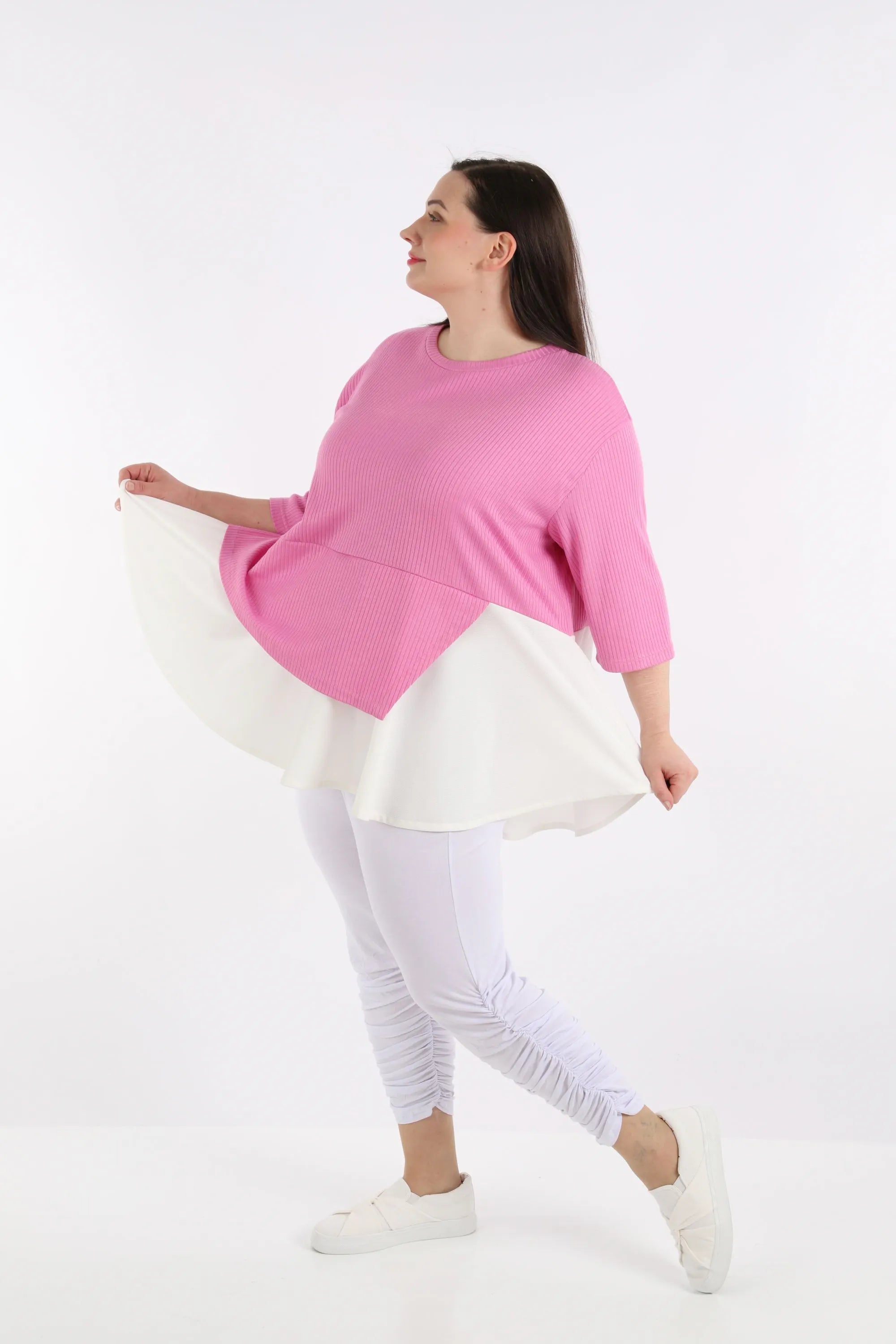 A-Form Shirt von AKH Fashion aus Viskose, ausgefallene, zeitlose Lagenlook Mode