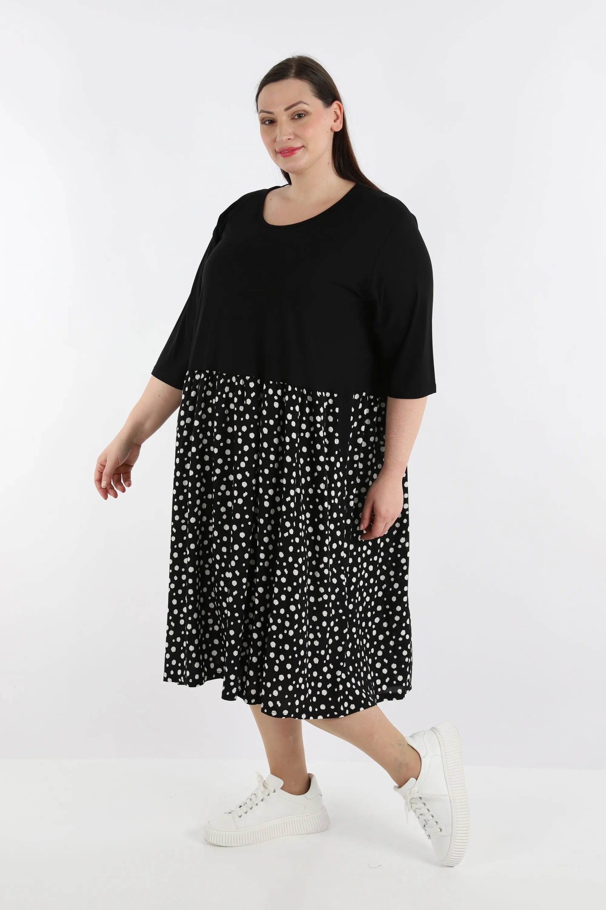 A-Form Kleid von AKH Fashion aus Viskose, ausgefallene, zeitlose Lagenlook Mode