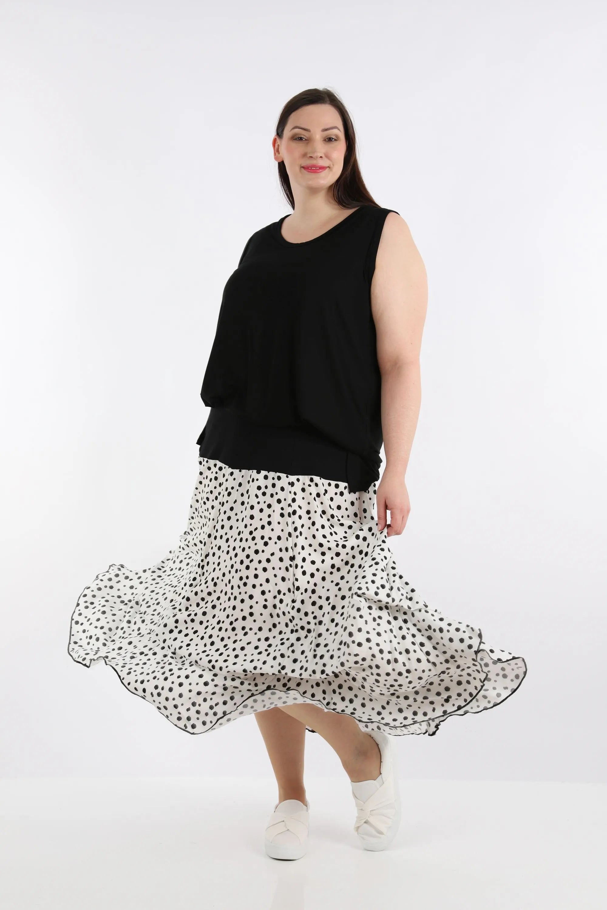 Ballonrock von AKH Fashion aus Viskose, ausgefallene, zeitlose Lagenlook Mode