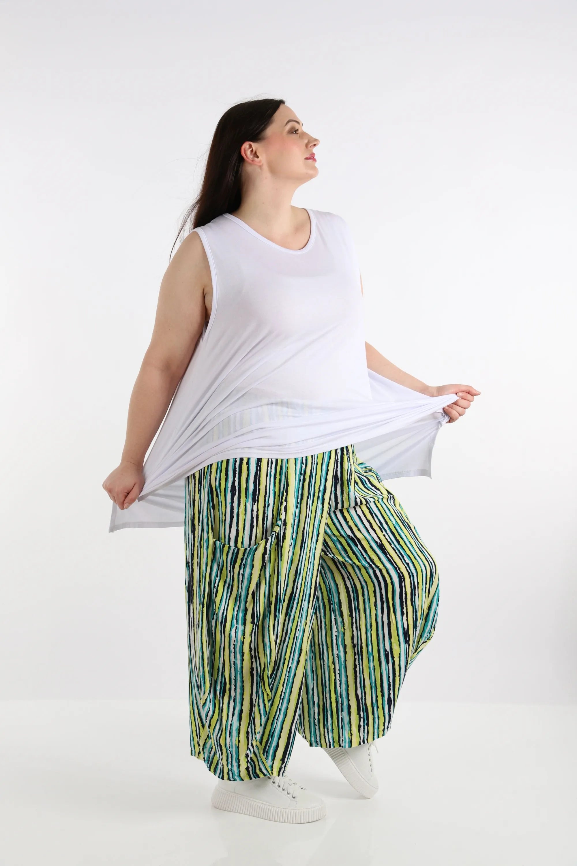Ballonhose von AKH Fashion aus Viskose, ausgefallene, zeitlose Lagenlook Mode