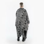  A-Form Bluse von AKH Premium aus Viskose, P1014.7110, Braun/Ecru, Streifen, Ausgefallen