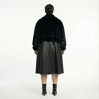  Ballonmantel von AKH Premium aus Polyester, P1029.7177, Schwarz, Raute, Ausgefallen