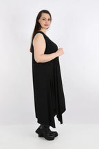 A-Form Tunika von AKH Fashion aus Viskose, 1233.05927, Schwarz, Ausgefallen, Zeitlos