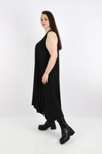A-Form Tunika von AKH Fashion aus Viskose, 1233.05927, Schwarz, Ausgefallen, Zeitlos