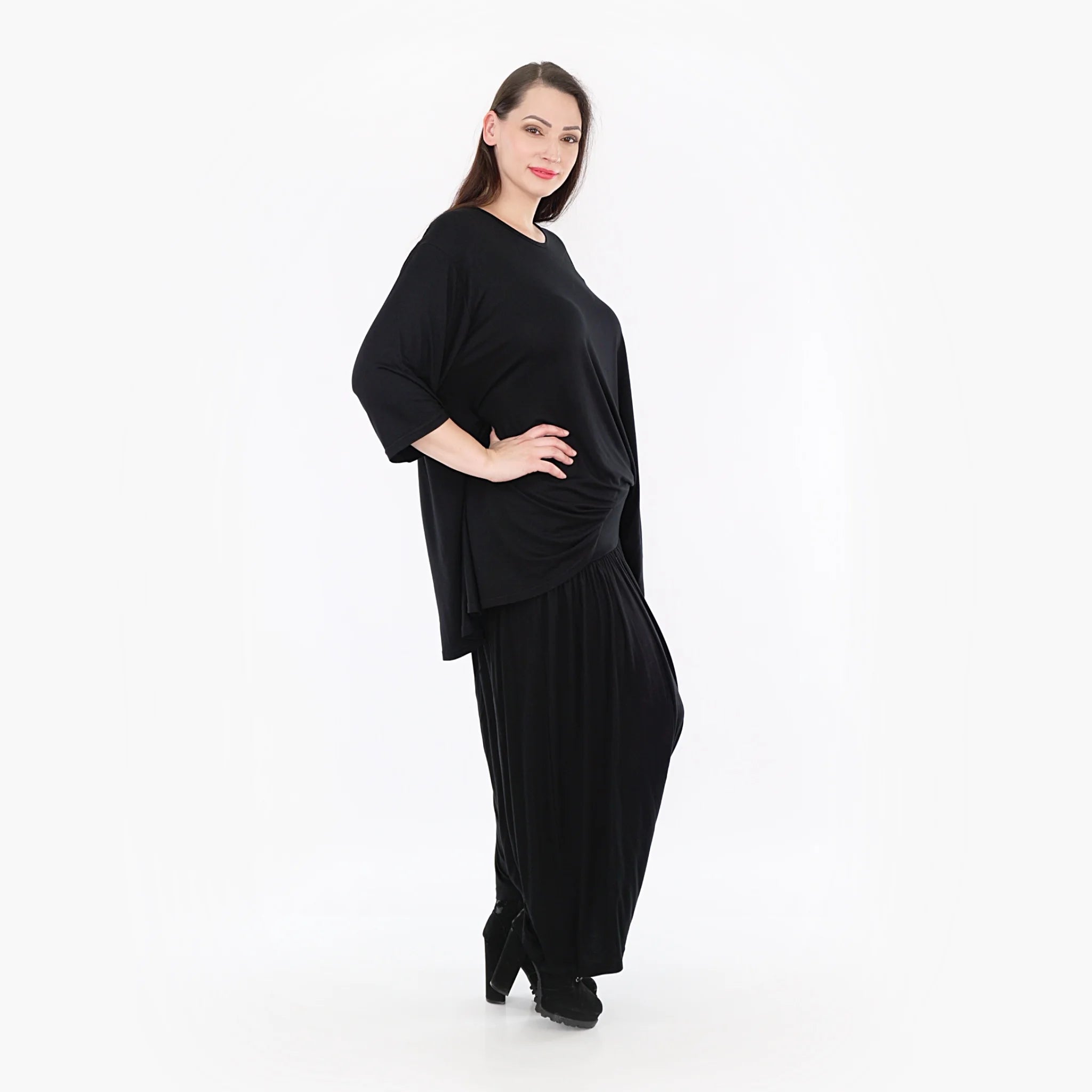  Ballonrock von AKH Fashion aus Viskose, 1233.06944, Schwarz, Schick, Modern, Bequem