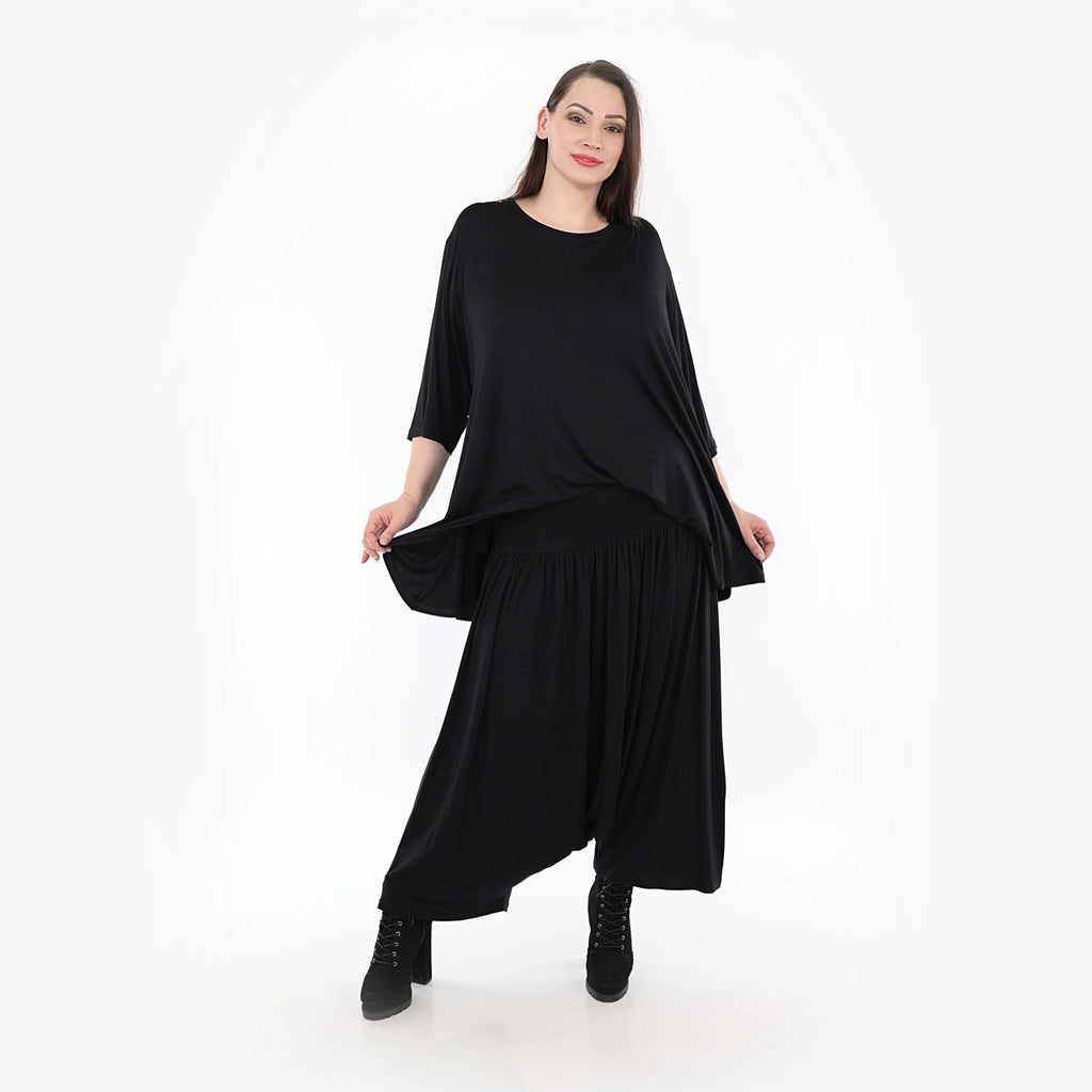  Ballonrock von AKH Fashion aus Viskose, 1233.06945, Schwarz, Schick, Modern, Bequem