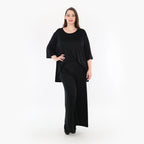 Hose von AKH Fashion aus Viskose in gerader Form, ausgefallene Lagenlook Mode