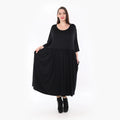  Ballonkleid von AKH Fashion aus Viskose, 1233.06948, Schwarz, Schick, Modern, Bequem
