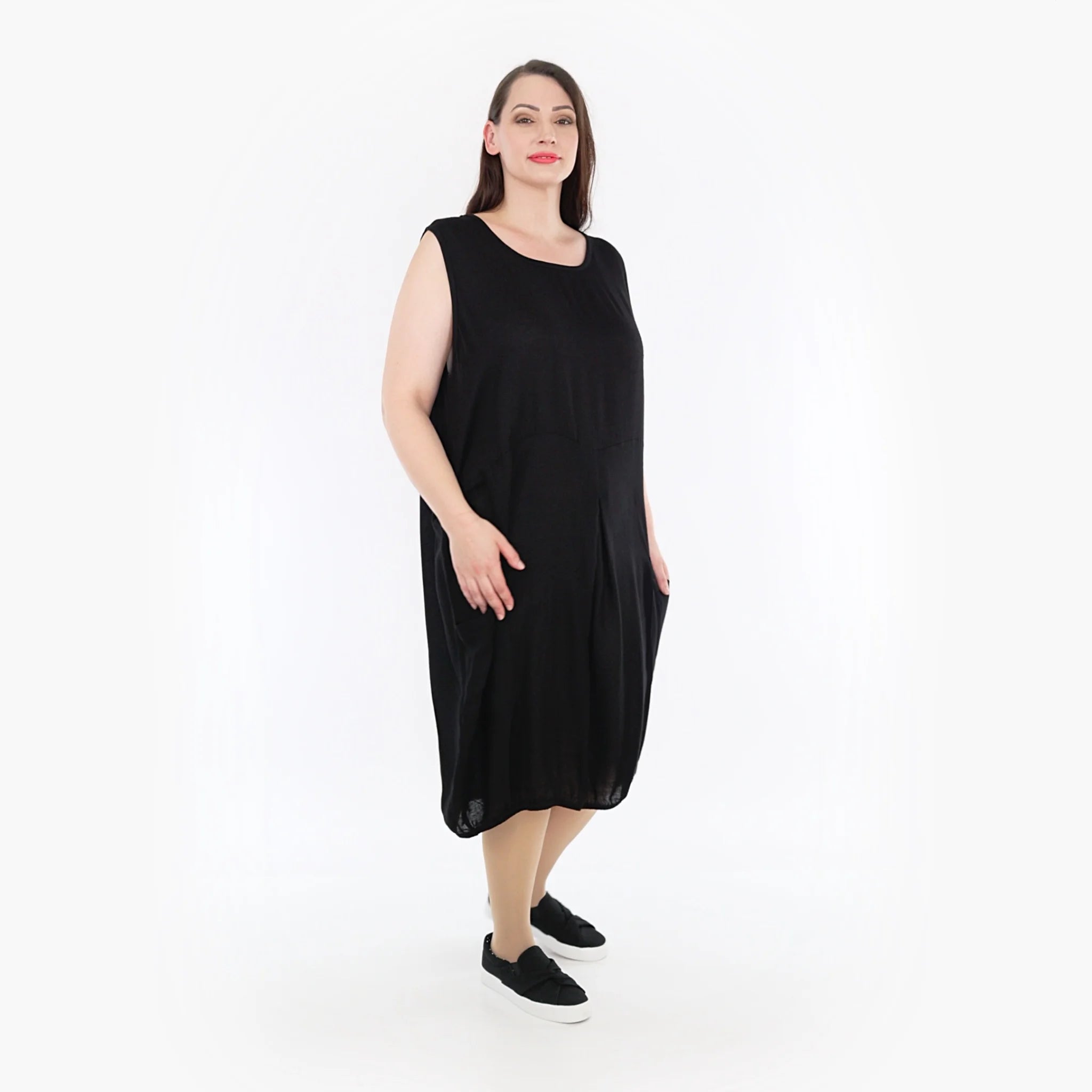  Ballon Tunika von AKH Fashion aus Viskose, 1269.06942, Schwarz, Schick, Modern, Bequem