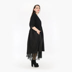  Ballonkleid von AKH Fashion aus Baumwolle, 1326.06967, Schwarz, Schick, Modern, Bequem